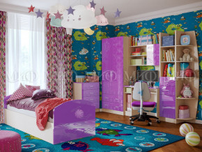 Детская комната Юниор-2 Фиолетовый металлик в Карпинске - karpinsk.magazinmebel.ru | фото