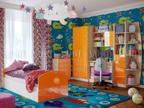 Детская комната Юниор-2 Оранжевый металлик в Карпинске - karpinsk.magazinmebel.ru | фото