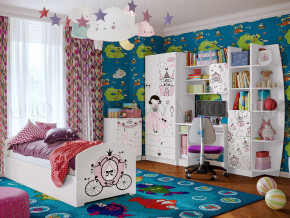 Детская комната Юниор-2 Принцесса в Карпинске - karpinsk.magazinmebel.ru | фото