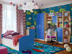 Детская комната Юниор-2 Синий в Карпинске - karpinsk.magazinmebel.ru | фото