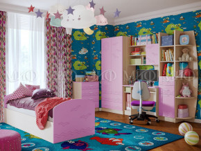 Детская комната Юниор-2 Сиреневый в Карпинске - karpinsk.magazinmebel.ru | фото - изображение 1