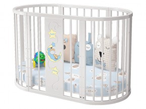Детская кроватка белая Эстель в Карпинске - karpinsk.magazinmebel.ru | фото - изображение 1