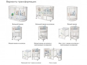 Детская кроватка белая Эстель в Карпинске - karpinsk.magazinmebel.ru | фото - изображение 2