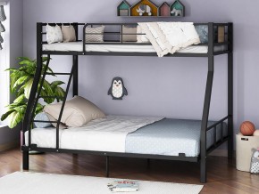 Двухъярусная кровать Гранада-1 140 черный в Карпинске - karpinsk.magazinmebel.ru | фото - изображение 1