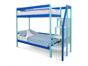 Двухъярусная кровать Svogen мятно-синий в Карпинске - karpinsk.magazinmebel.ru | фото