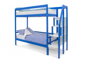 Двухъярусная кровать Svogen синий в Карпинске - karpinsk.magazinmebel.ru | фото
