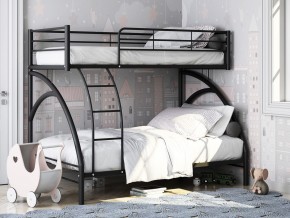 Двухъярусная кровать Виньола 2 Черная в Карпинске - karpinsk.magazinmebel.ru | фото - изображение 1