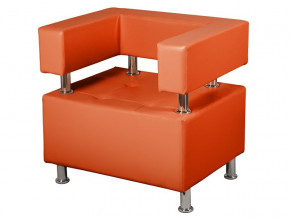 Кресло Борк Кожзам Оранжевый в Карпинске - karpinsk.magazinmebel.ru | фото - изображение 1