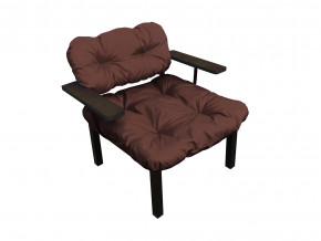 Кресло Дачное коричневая подушка в Карпинске - karpinsk.magazinmebel.ru | фото