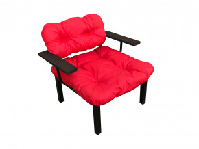 Кресло Дачное красная подушка в Карпинске - karpinsk.magazinmebel.ru | фото - изображение 1