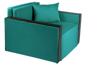 Кресло-кровать Милена с подлокотниками рогожка emerald в Карпинске - karpinsk.magazinmebel.ru | фото - изображение 1