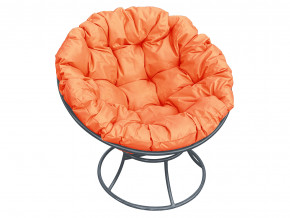 Кресло Папасан без ротанга оранжевая подушка в Карпинске - karpinsk.magazinmebel.ru | фото