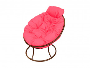 Кресло Папасан мини без ротанга розовая подушка в Карпинске - karpinsk.magazinmebel.ru | фото - изображение 1