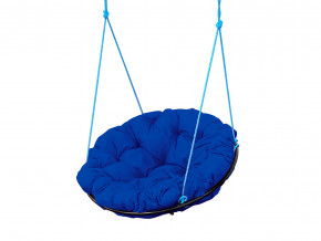 Кресло Папасан подвесное синяя подушка в Карпинске - karpinsk.magazinmebel.ru | фото