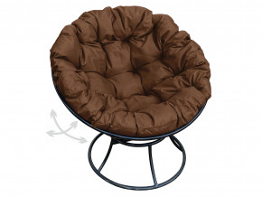 Кресло Папасан пружинка без ротанга коричневая подушка в Карпинске - karpinsk.magazinmebel.ru | фото - изображение 1