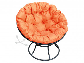 Кресло Папасан пружинка без ротанга оранжевая подушка в Карпинске - karpinsk.magazinmebel.ru | фото