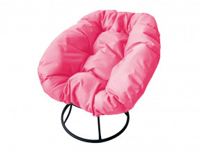 Кресло Пончик без ротанга розовая подушка в Карпинске - karpinsk.magazinmebel.ru | фото - изображение 1