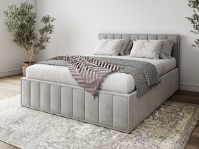 Кровать 1400 Лана серый велюр в Карпинске - karpinsk.magazinmebel.ru | фото