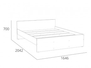 Кровать 1600 НМ 011.53 Симпл Белый Фасадный в Карпинске - karpinsk.magazinmebel.ru | фото - изображение 4