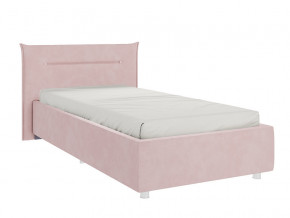 Кровать Альба 900 велюр нежно-розовый в Карпинске - karpinsk.magazinmebel.ru | фото