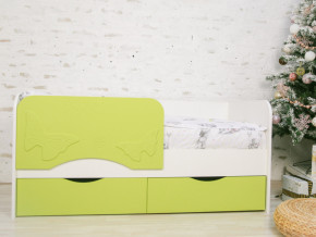 Кровать Бабочка белый/салатовый софт в Карпинске - karpinsk.magazinmebel.ru | фото - изображение 1