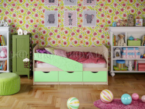 Кровать Бабочки 1600 Салатовый в Карпинске - karpinsk.magazinmebel.ru | фото