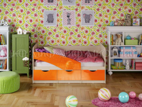 Кровать Бабочки 1800 Оранжевый металлик в Карпинске - karpinsk.magazinmebel.ru | фото - изображение 1