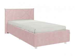 Кровать Бест 900 велюр нежно-розовый в Карпинске - karpinsk.magazinmebel.ru | фото
