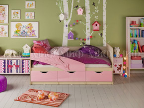 Кровать Дельфин 1600 Розовый металлик в Карпинске - karpinsk.magazinmebel.ru | фото