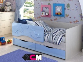 Кровать детская Алиса КР 812 голубая 1600 в Карпинске - karpinsk.magazinmebel.ru | фото