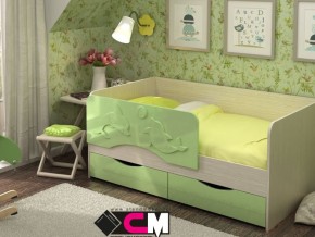 Кровать детская Алиса КР 812 зеленая 1600 в Карпинске - karpinsk.magazinmebel.ru | фото - изображение 1