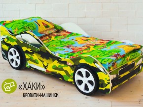 Кровать детская машина Хаки в Карпинске - karpinsk.magazinmebel.ru | фото - изображение 2