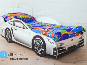 Кровать детская машинка Порше в Карпинске - karpinsk.magazinmebel.ru | фото