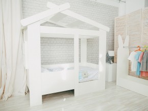 Кровать детская Теремок без ящика белая в Карпинске - karpinsk.magazinmebel.ru | фото - изображение 1