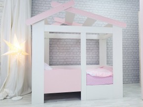 Кровать детская Теремок без ящика розовая в Карпинске - karpinsk.magazinmebel.ru | фото - изображение 1