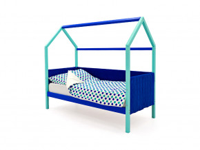 Кровать-домик мягкий Svogen мятно-синий в Карпинске - karpinsk.magazinmebel.ru | фото - изображение 1