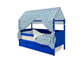 Кровать-домик мягкий Svogen с ящиками и бортиком синий в Карпинске - karpinsk.magazinmebel.ru | фото - изображение 6
