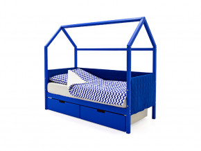 Кровать-домик мягкий Svogen с ящиками синий в Карпинске - karpinsk.magazinmebel.ru | фото