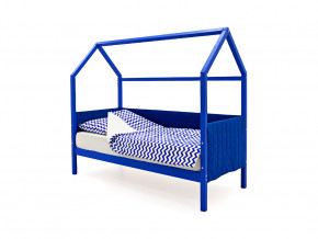Кровать-домик мягкий Svogen синий в Карпинске - karpinsk.magazinmebel.ru | фото