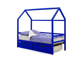 Кровать-домик Svogen с ящиками синий в Карпинске - karpinsk.magazinmebel.ru | фото