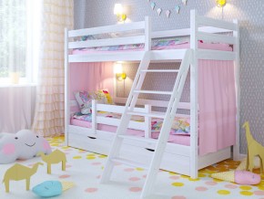 Кровать двухъярусная Сонечка с наклонной лестницей и ящиками в Карпинске - karpinsk.magazinmebel.ru | фото - изображение 6