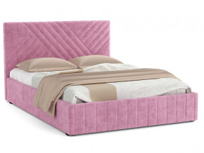Кровать Гамма 1400 с основанием велюр тенерифе розовый в Карпинске - karpinsk.magazinmebel.ru | фото