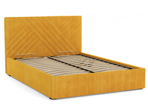 Кровать Гамма 1600 с основанием велюр тенерифе куркума в Карпинске - karpinsk.magazinmebel.ru | фото - изображение 2