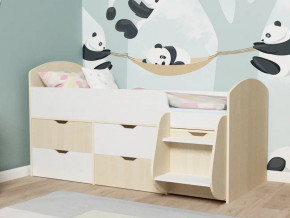 Кровать Малыш-7 Дуб-Белое дерево в Карпинске - karpinsk.magazinmebel.ru | фото