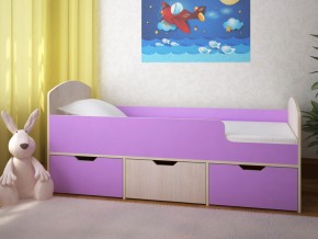 Кровать Малыш Мини Дуб молочный-Ирис в Карпинске - karpinsk.magazinmebel.ru | фото - изображение 1