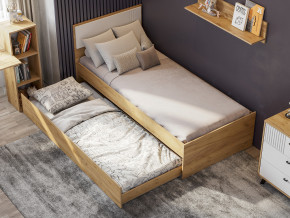 Кровать одинарная Милан выкатная с настилом в Карпинске - karpinsk.magazinmebel.ru | фото
