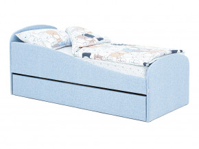 Кровать с ящиком Letmo небесный (рогожка) в Карпинске - karpinsk.magazinmebel.ru | фото - изображение 11