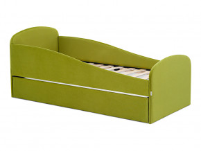 Кровать с ящиком Letmo оливковый (велюр) в Карпинске - karpinsk.magazinmebel.ru | фото