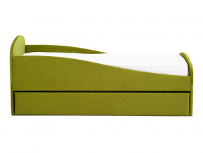 Кровать с ящиком Letmo оливковый (велюр) в Карпинске - karpinsk.magazinmebel.ru | фото - изображение 6