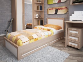 Кровать с настилом Остин модуль 21 с ящиками 24 в Карпинске - karpinsk.magazinmebel.ru | фото